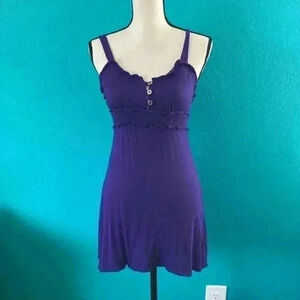 Early 2000s mini deep purple sundress in size xs from Lucy love